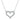 Sterling Silver DEEP LOVE CZ Necklace