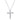 Sterling Silver Belle Pave' Cross Pendant