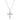 Sterling Silver CZ Faith Cross Necklace