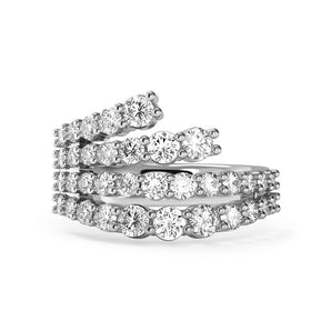 sterling silver  CZ ring for woman